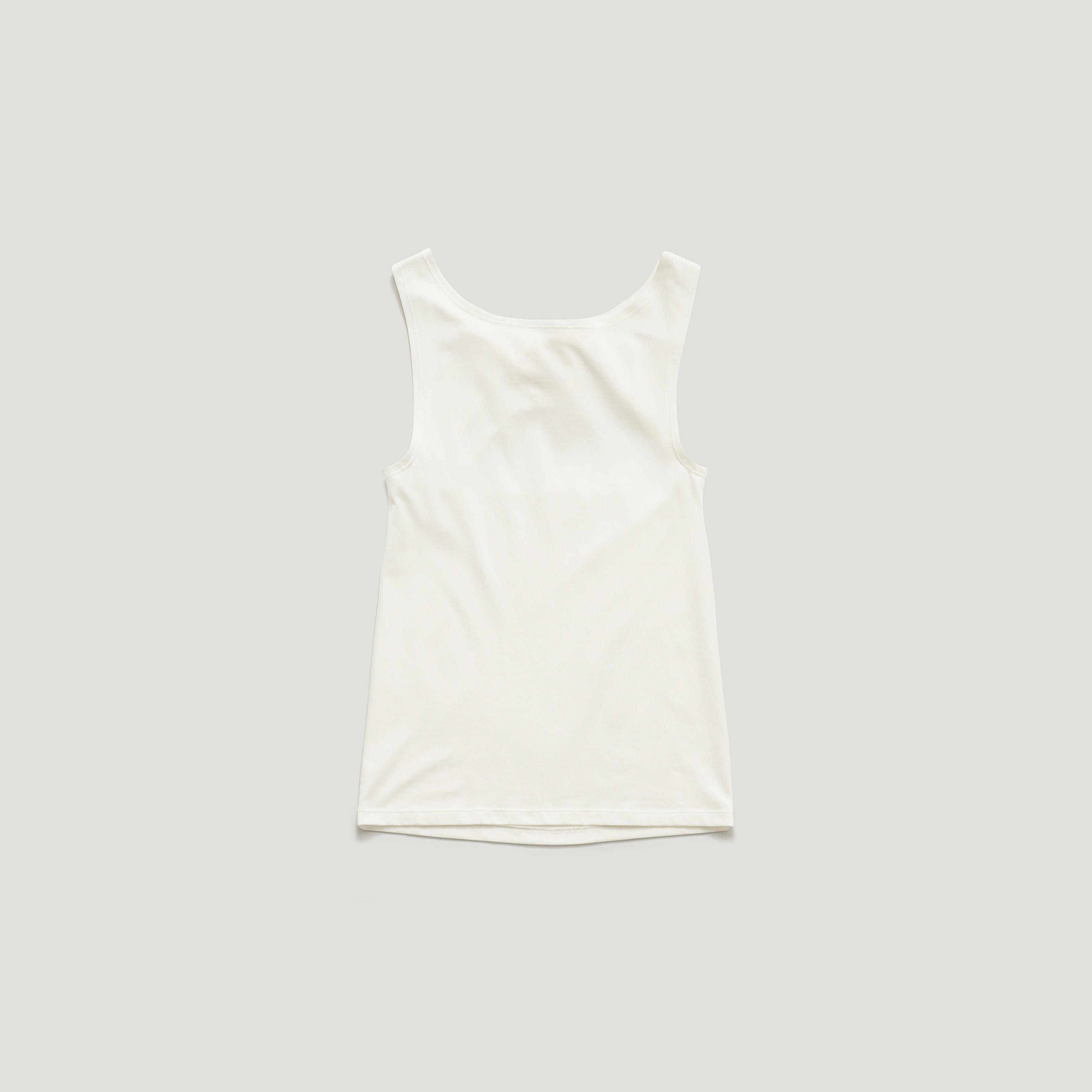 FARVEN NOIRA BACK RIBBON SLEEVELESS TOP_IVORY