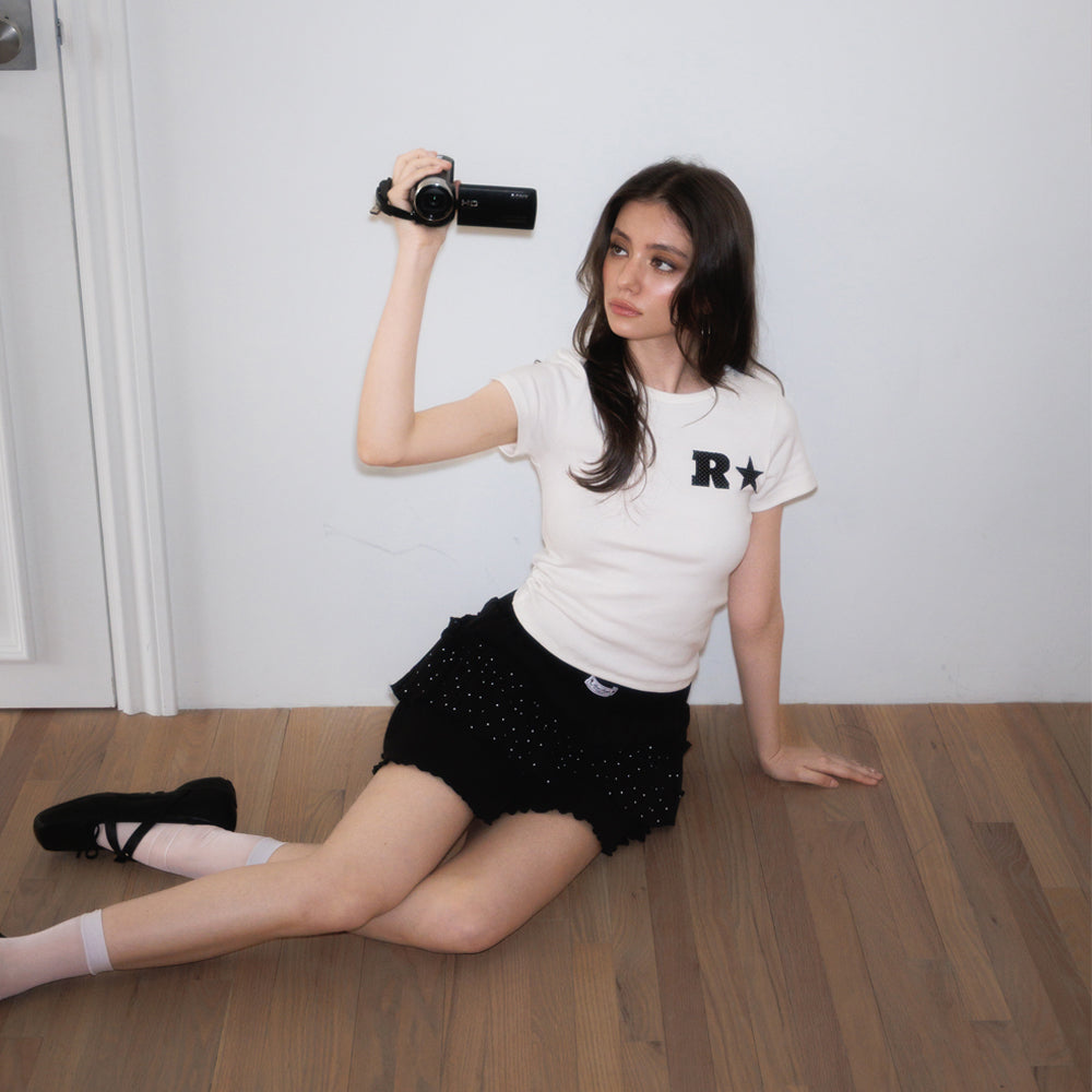RoséFrantz R Star Logo T-shirt [White]