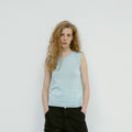 REPOS Airy Cotton Blend Sleeveless Top (Mint)