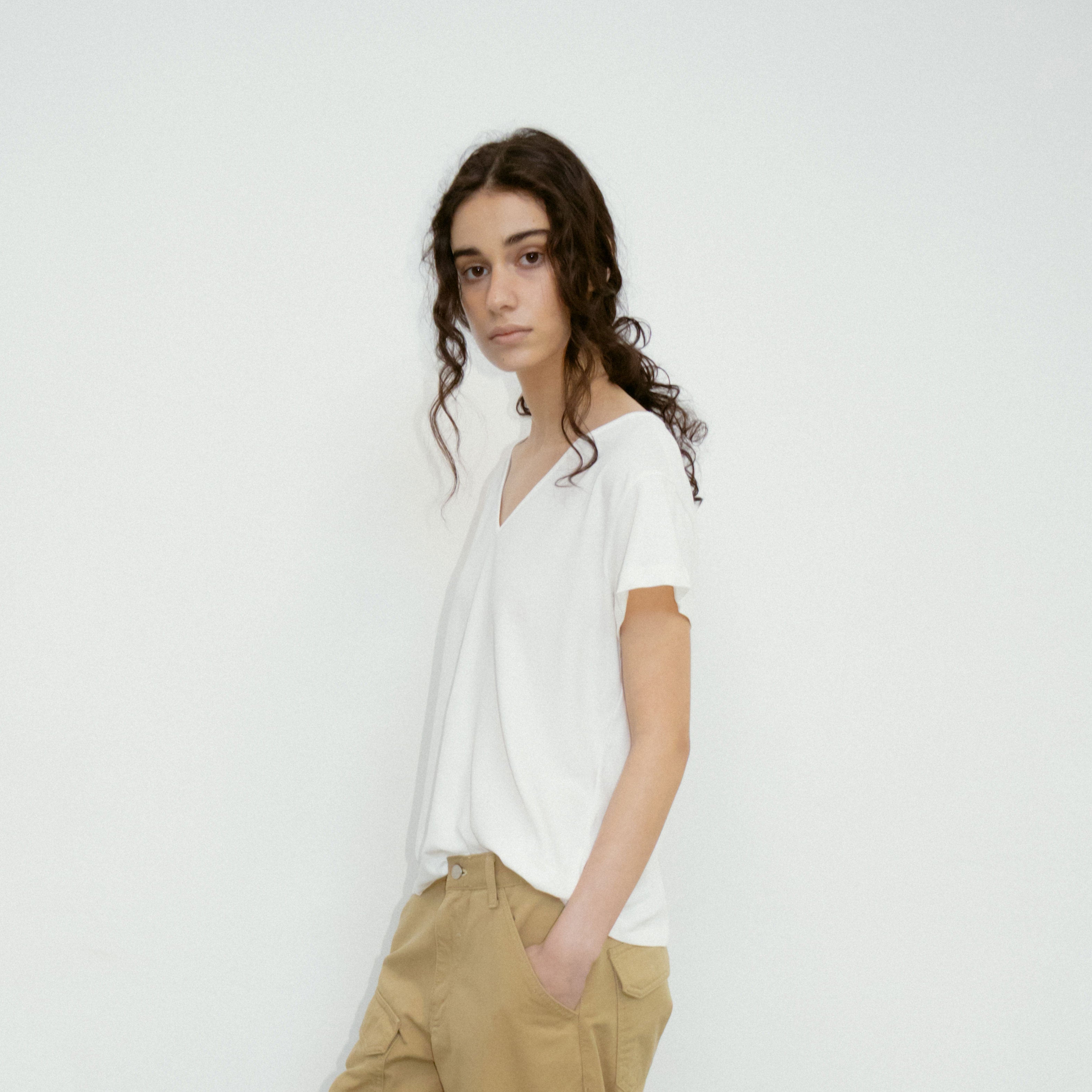 REPOS Soft Spun T-Shirt (White)