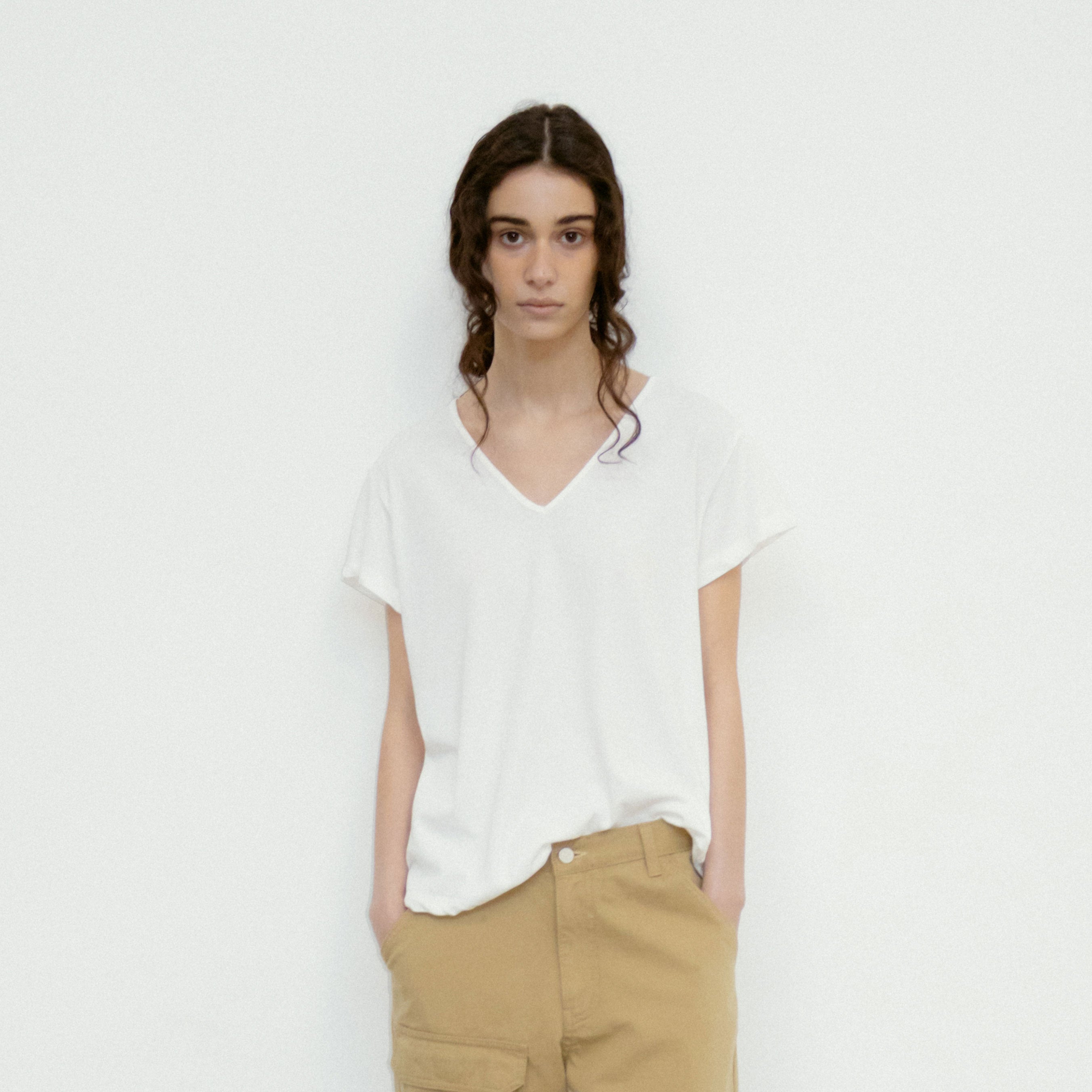 REPOS Soft Spun T-Shirt (White)