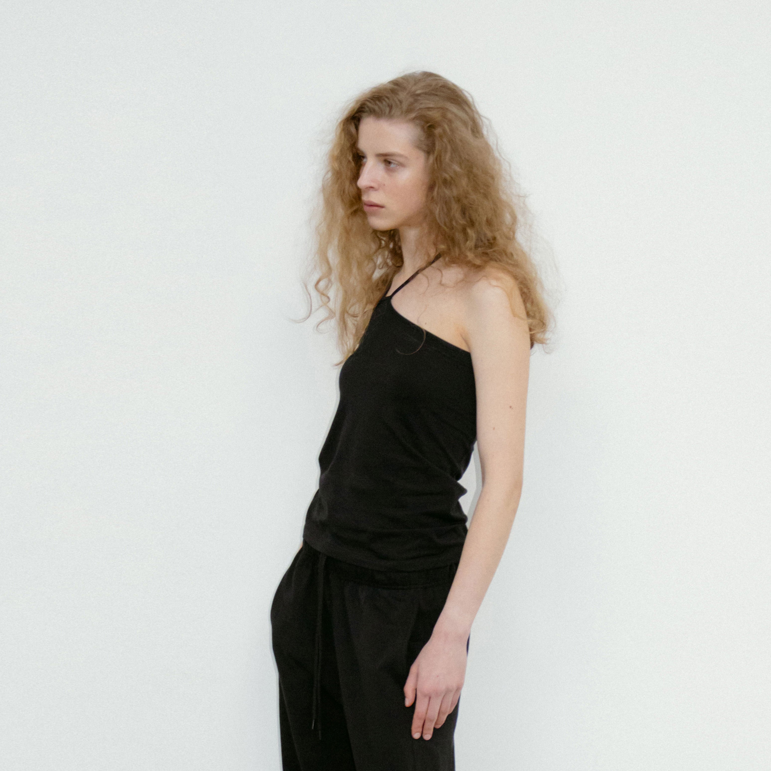 REPOS Strap Cami Top (Black)