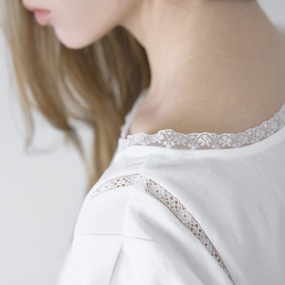 SYS [2nd] LACE BLOUSE_IVORY