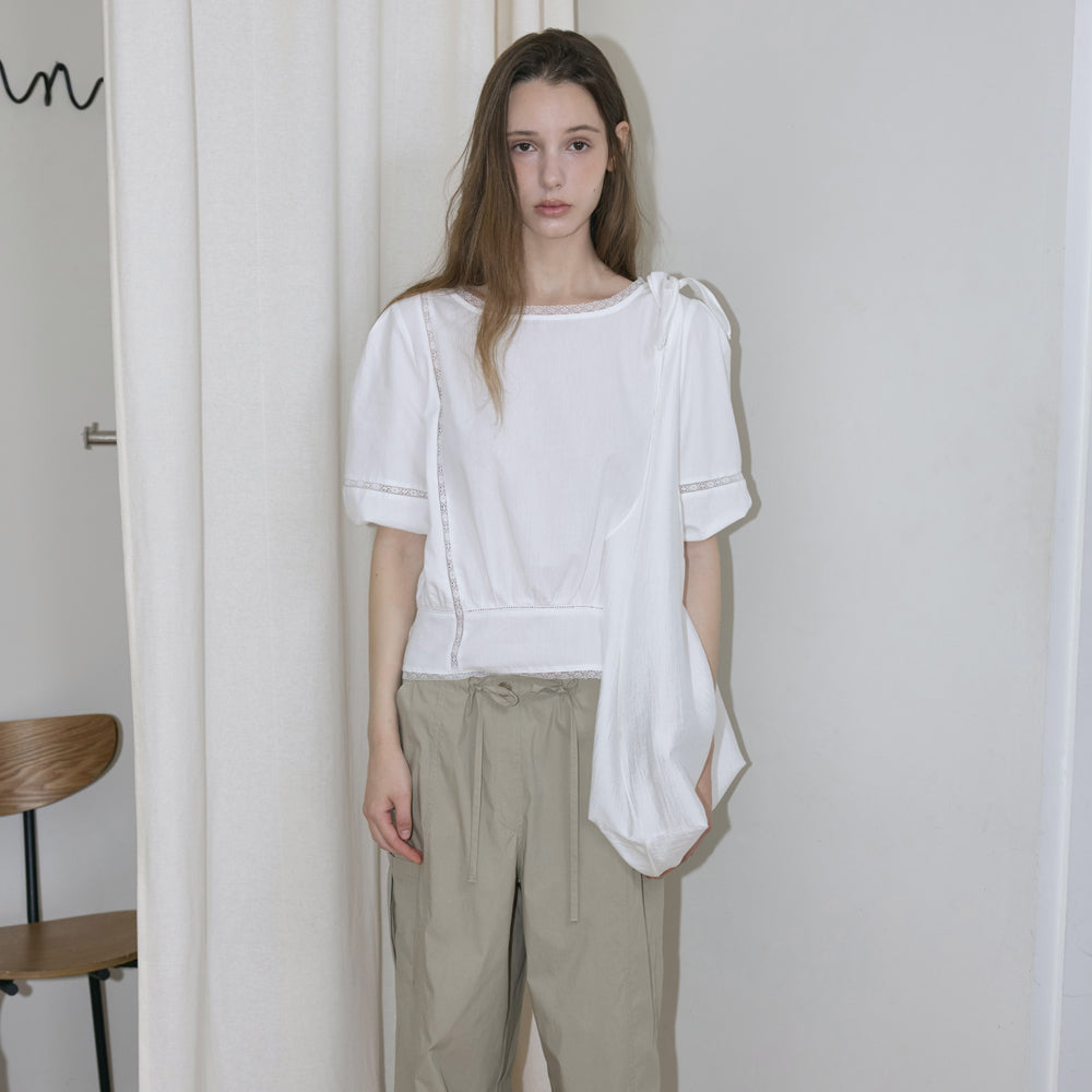 SYS [2nd] LACE BLOUSE_IVORY