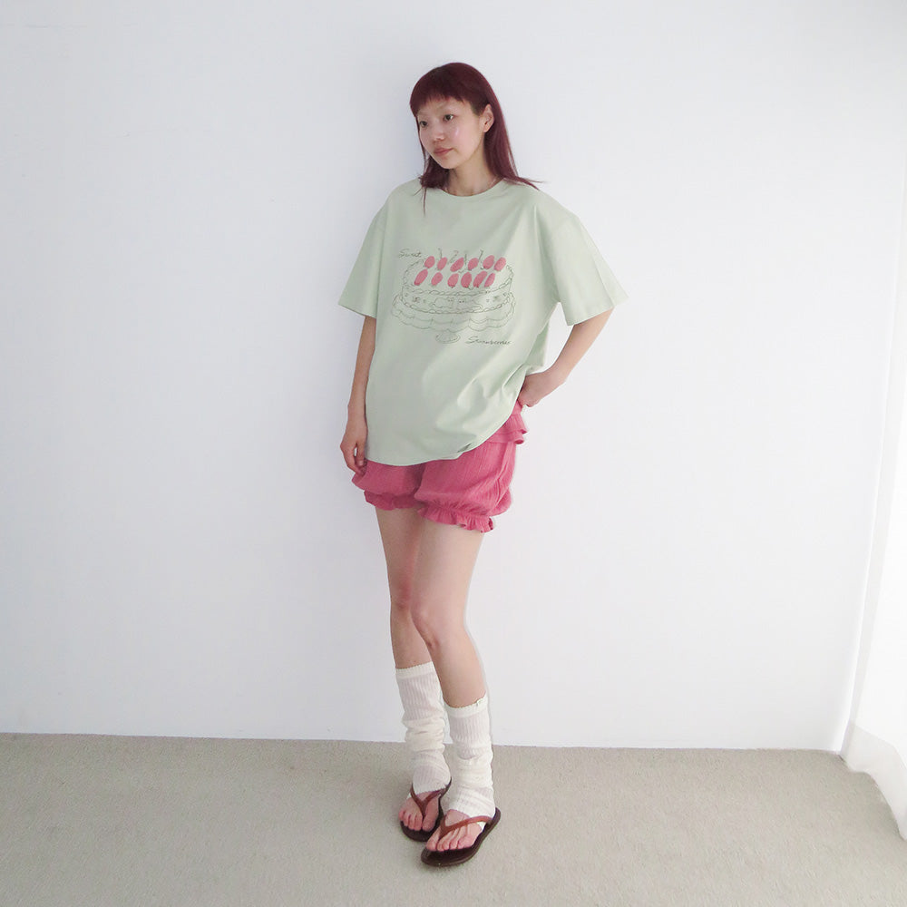 FUN FROM FUN Strawberry Cake Tee, Mint