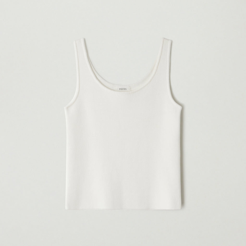peces Foundation sleeveless (White)