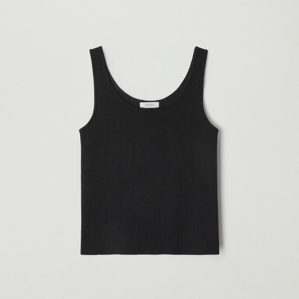peces Foundation sleeveless (Black)