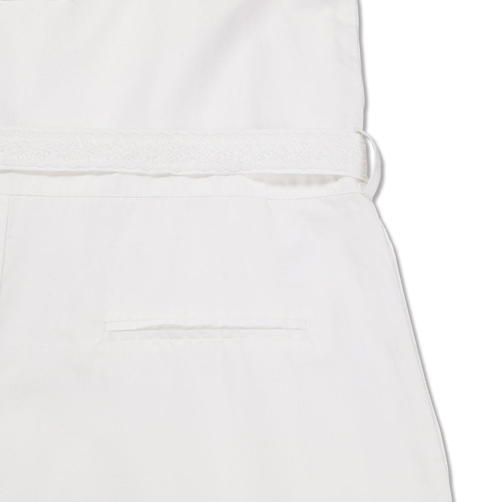 MICHIKO LONDON KOSHINO MICHIKO LONDON KOSHINO Belted Lace Jumpsuit White