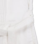 MICHIKO LONDON KOSHINO MICHIKO LONDON KOSHINO Belted Lace Jumpsuit White