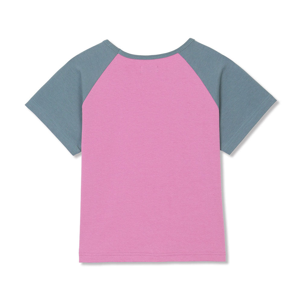 MICHIKO LONDON KOSHINO Sun Crop Raglan Tee Pink
