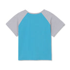 MICHIKO LONDON KOSHINO Sun Crop Raglan Tee Teal blue