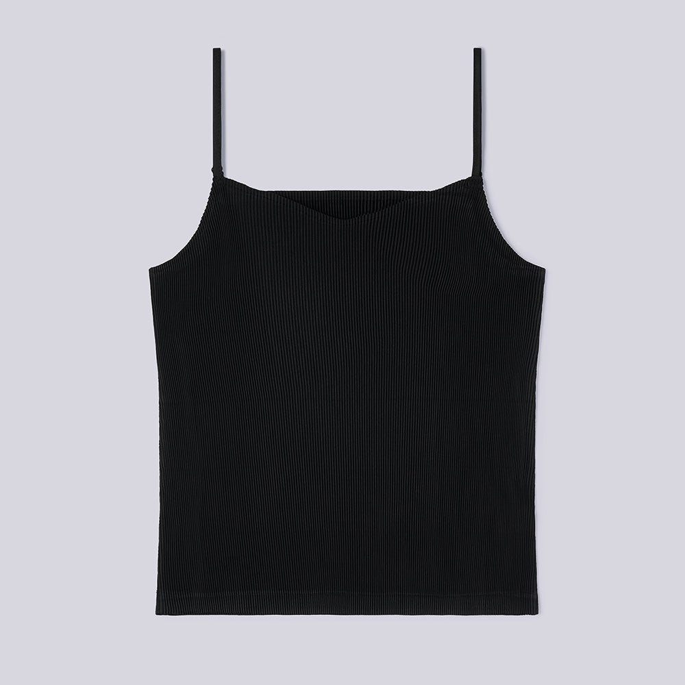 PLEATSMOOD Pleated inner tank top_3colors