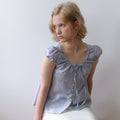 B.COMELY lydia puff blouse_lilac