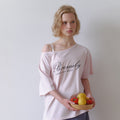 B.COMELY todah one-shoulder t-shirt_baby pink