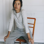 FARVEN ROVIA HENLEY NECK SHIRT-TEE_IVORY