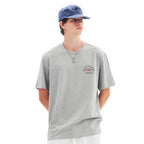 HELLO SUNRISE HAWAII Arch Logo Tee_8% Melange Gray