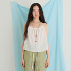 MOUI moui Heidi halter blouse (O/WHITE)