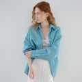 PoeteSeoul [2nd Restocks]HERITAGE LINEN SHIRT_green