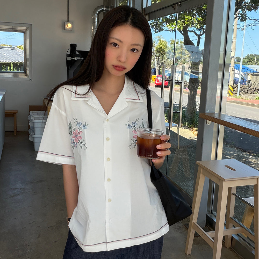 BRENDA BRENDEN SEOUL [Kyung-eun PICK] vanves shirts - white