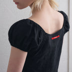 HAINT AMIS EYELET OFF SHOULDER PUFF BLOUSE 2COL_BLACK