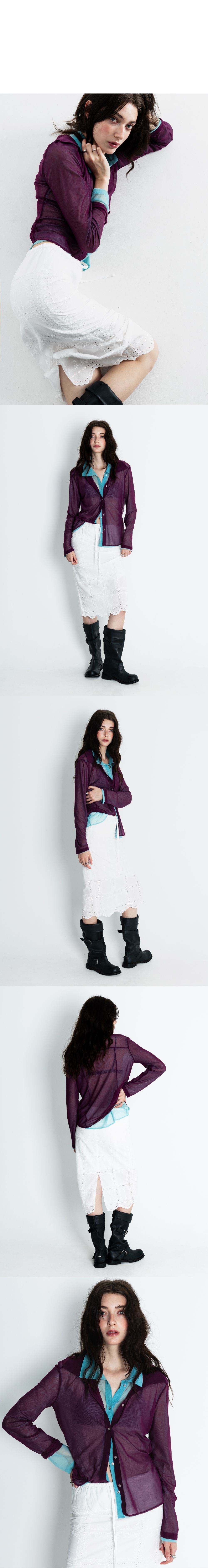 HMODE Elastic shirt (Purple)