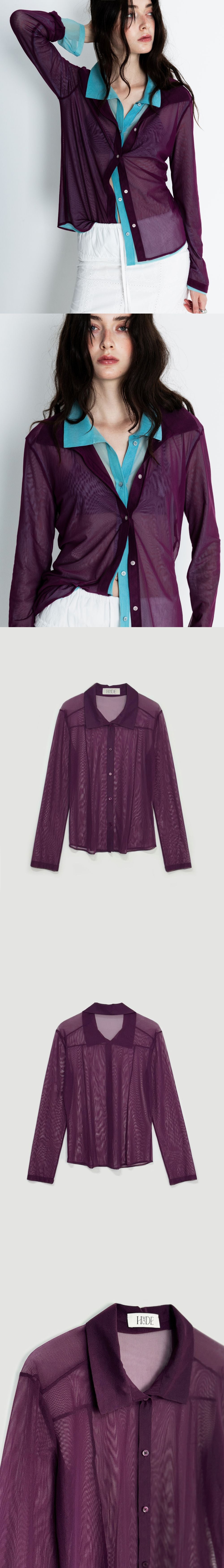HMODE Elastic shirt (Purple)