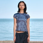 ODLYWORKSHOP Rose Haze Tee, Basalt