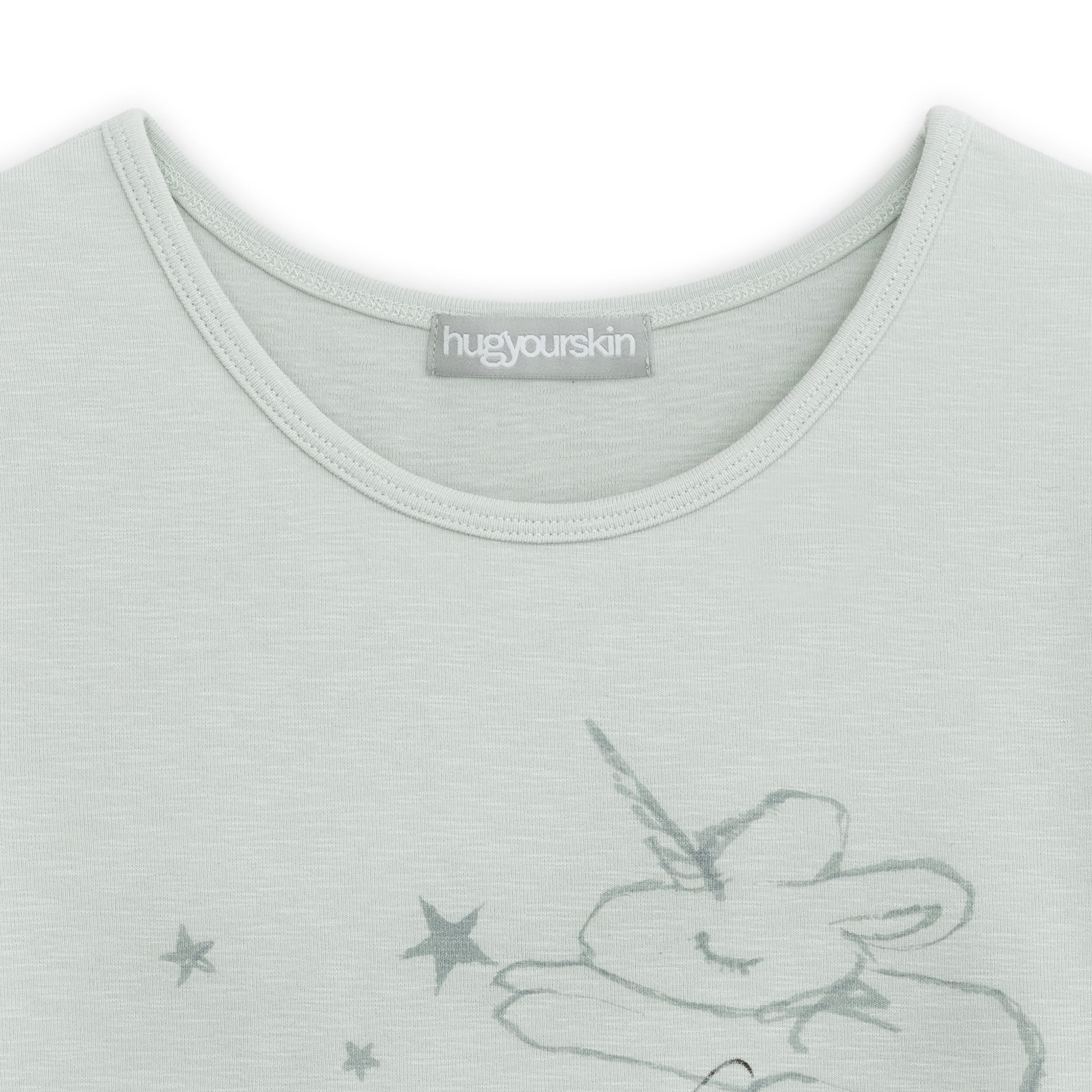 HUGYOURSKIN Unicorn drawing T (Blue)