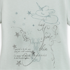 HUGYOURSKIN Unicorn drawing T (Blue)