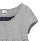 bauf Shirring flare t-shirt [gray]
