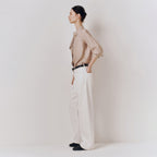 kindersalmon Draped Casa Top Taupe