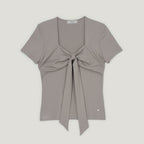 TWEE Conti Ribbon Ribbed Short Sleeve T-Shirt