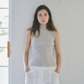 CHE [4th] Kate Sleeveless Knit - Light Gray