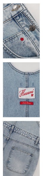 HEEARI HEEARI Denim Overalls Light Blue