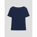 kuho plus Layered Henley Neck TShirts Navy (KE6540M10R)