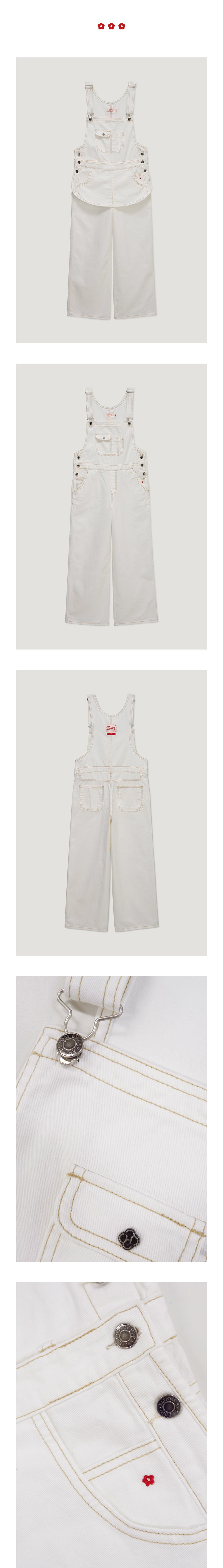 HEEARI HEEARI Denim Overall Ivory