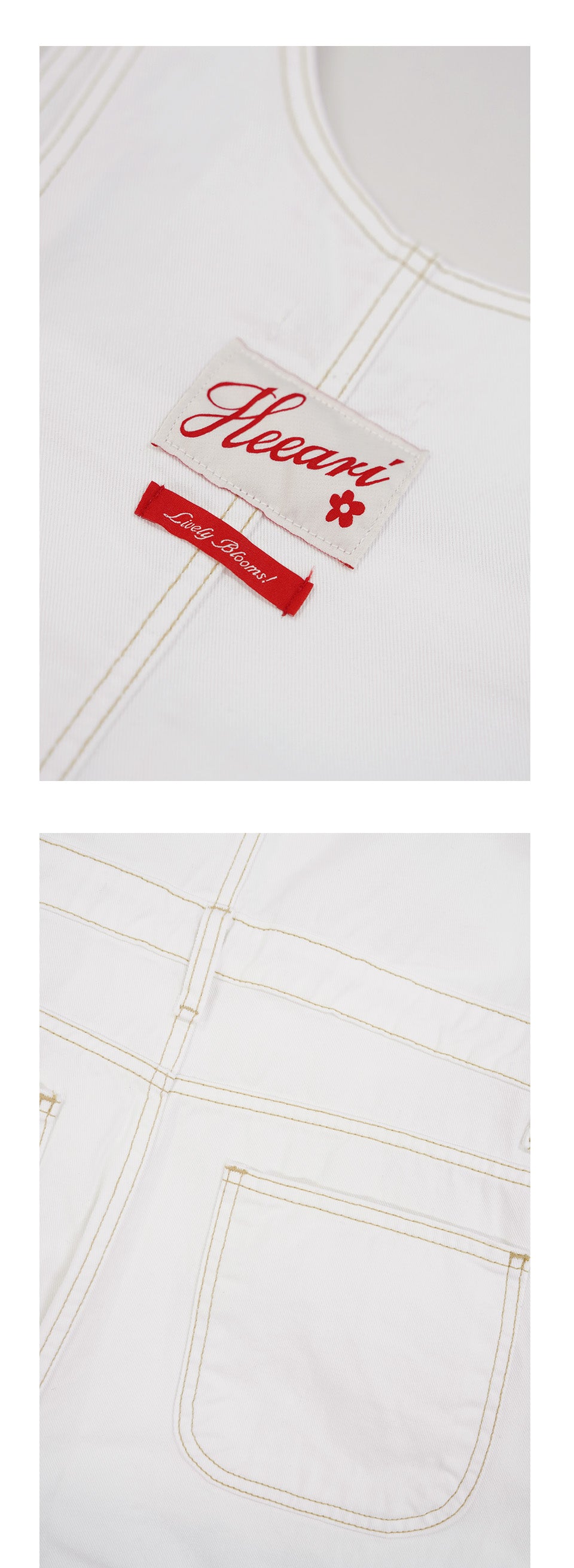 HEEARI HEEARI Denim Overall Ivory