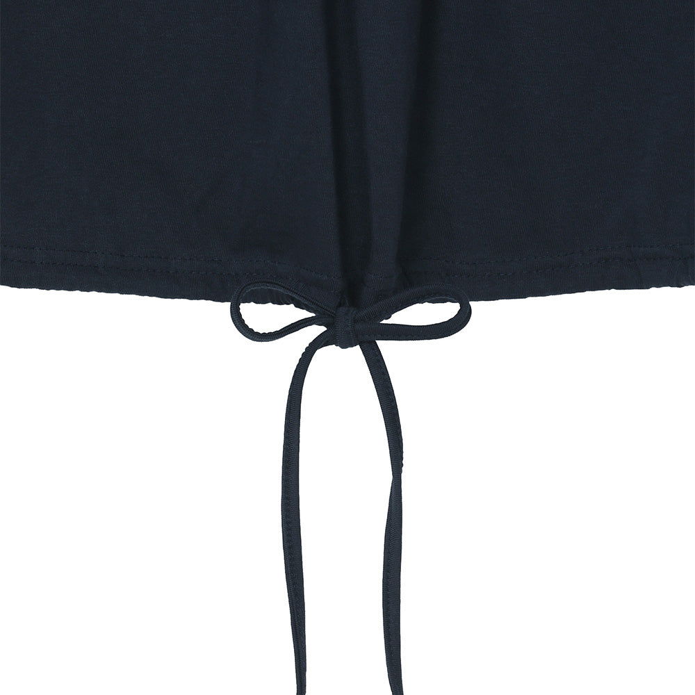 bauf Shirring flare t-shirt [navy]