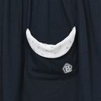 bauf Shirring flare t-shirt [navy]