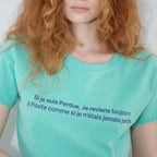 PoeteSeoul LETTER NOTE TEE_mint