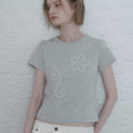 HEEARI Amy beads cotton t-shirt_light gray