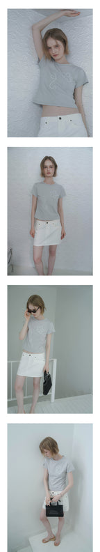 HEEARI Amy beads cotton t-shirt_light gray