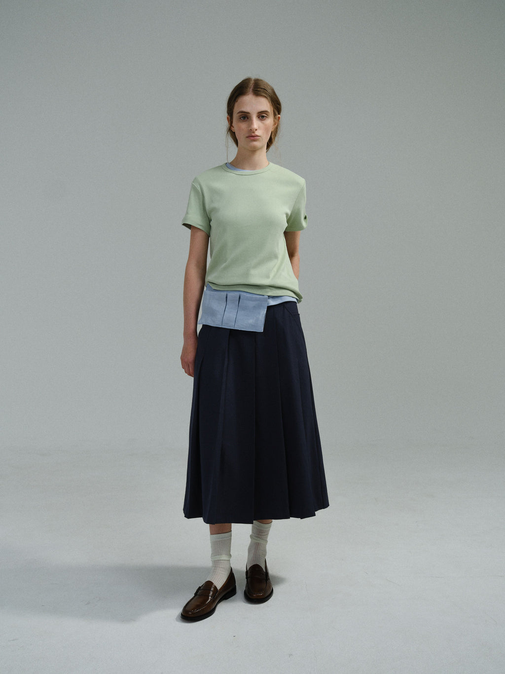 AUBOUR core t-shirt (sage green)