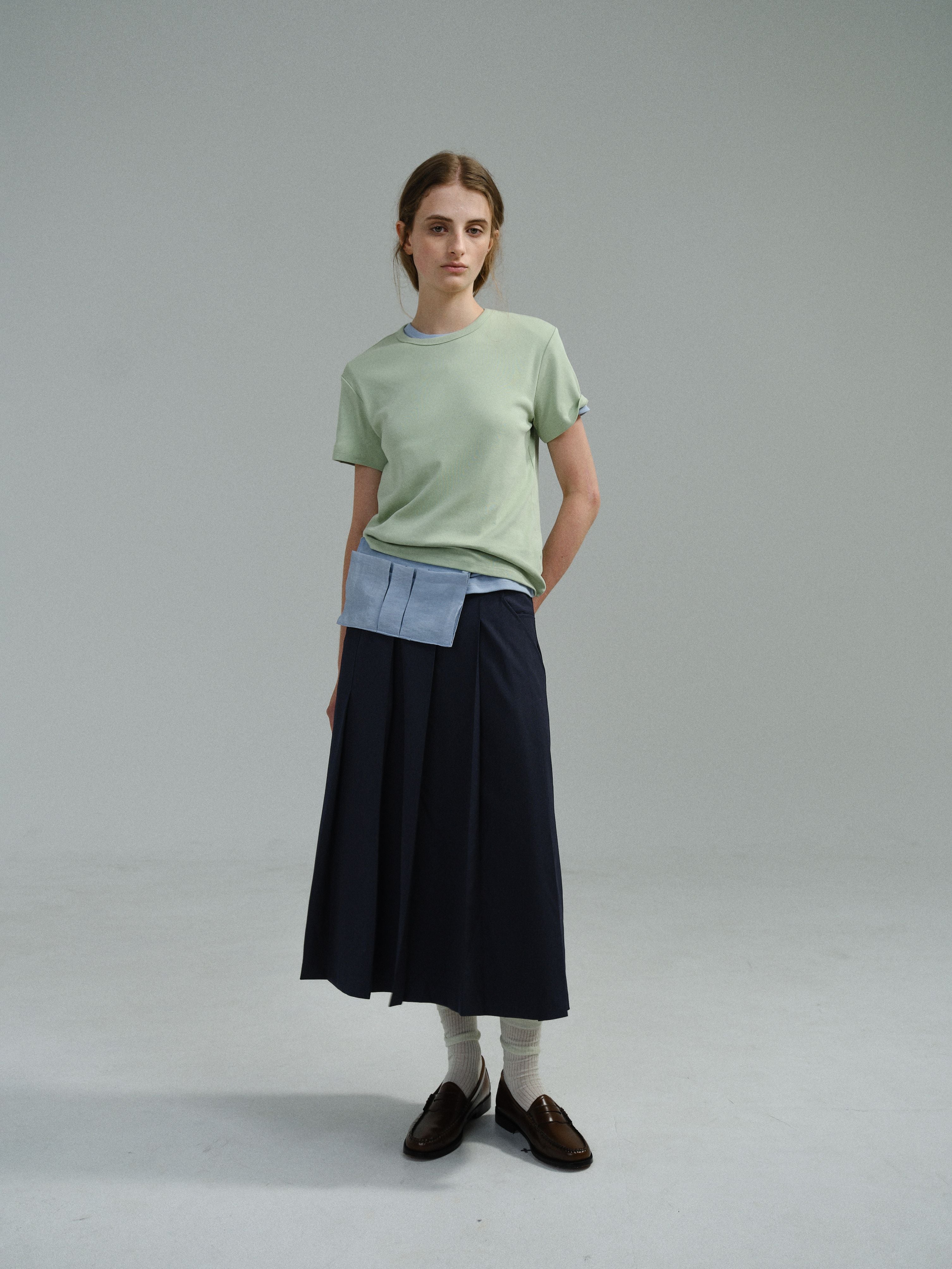 AUBOUR core t-shirt (sage green)