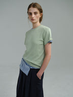AUBOUR core t-shirt (sage green)