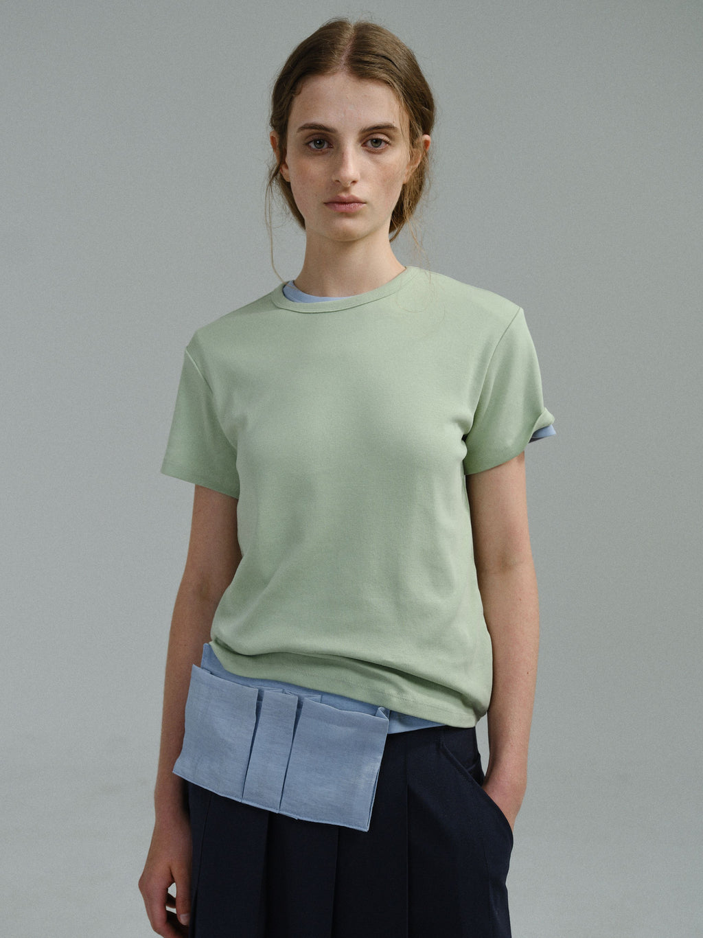 AUBOUR core t-shirt (sage green)