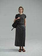 AUBOUR core t-shirt (charcoal)