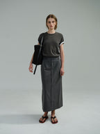 AUBOUR core t-shirt (charcoal)