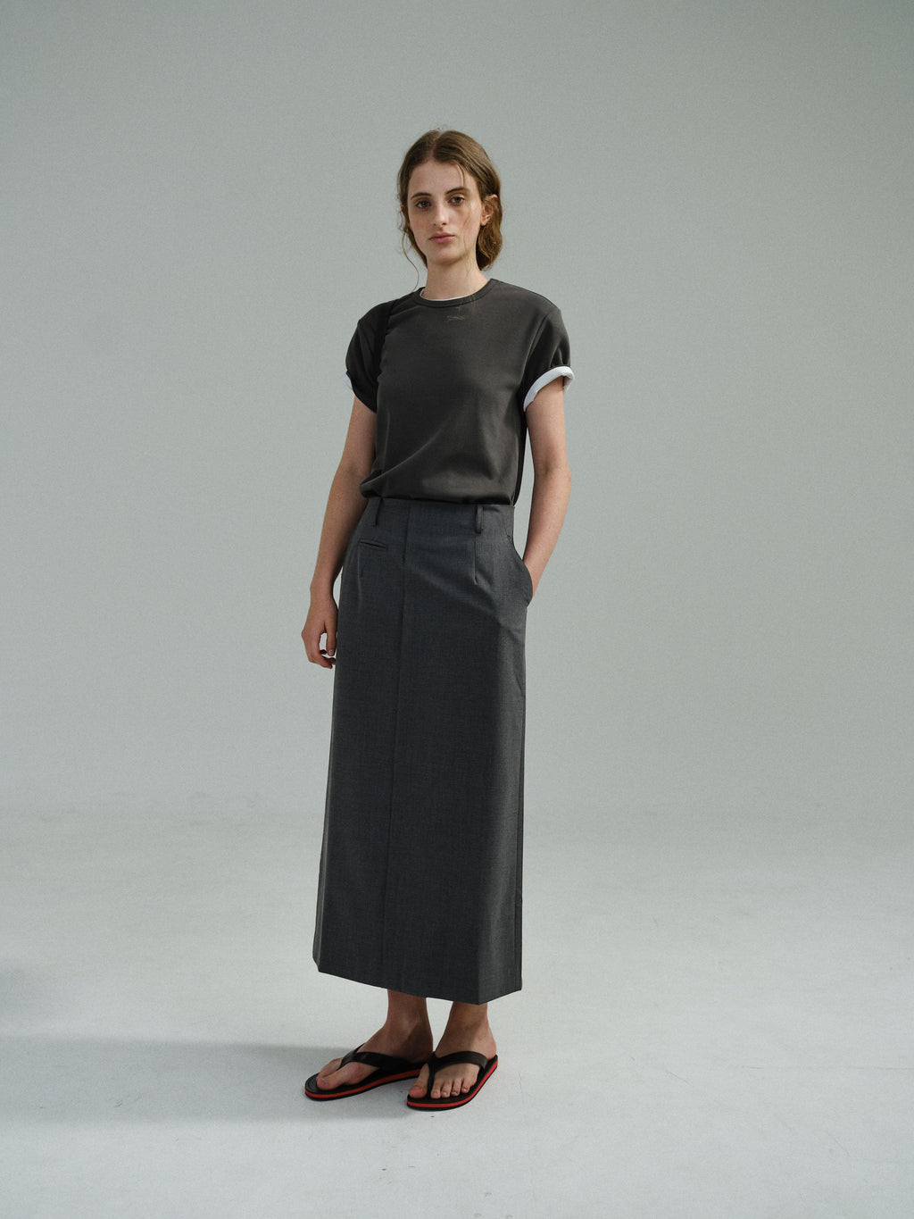 AUBOUR core t-shirt (charcoal)