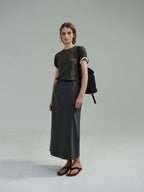 AUBOUR core t-shirt (charcoal)